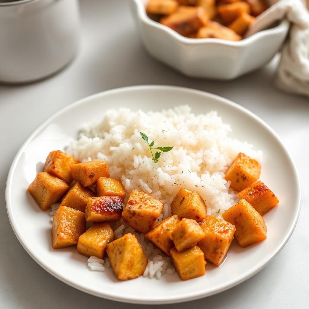 Foto da receita de Frango Proteico com Arroz