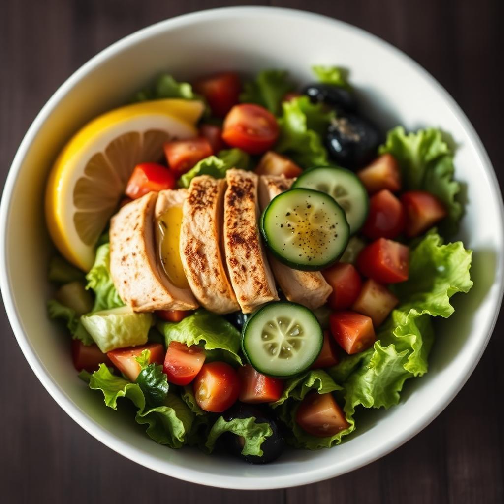 Foto da receita de Salada Proteica de Frango